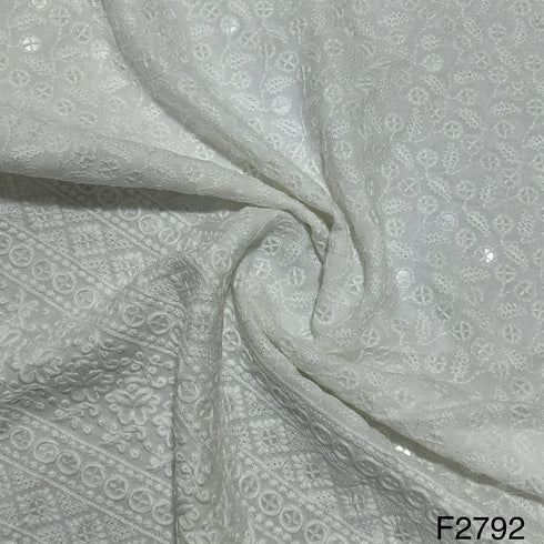 Chikanakari Cotton Fabric-F2792